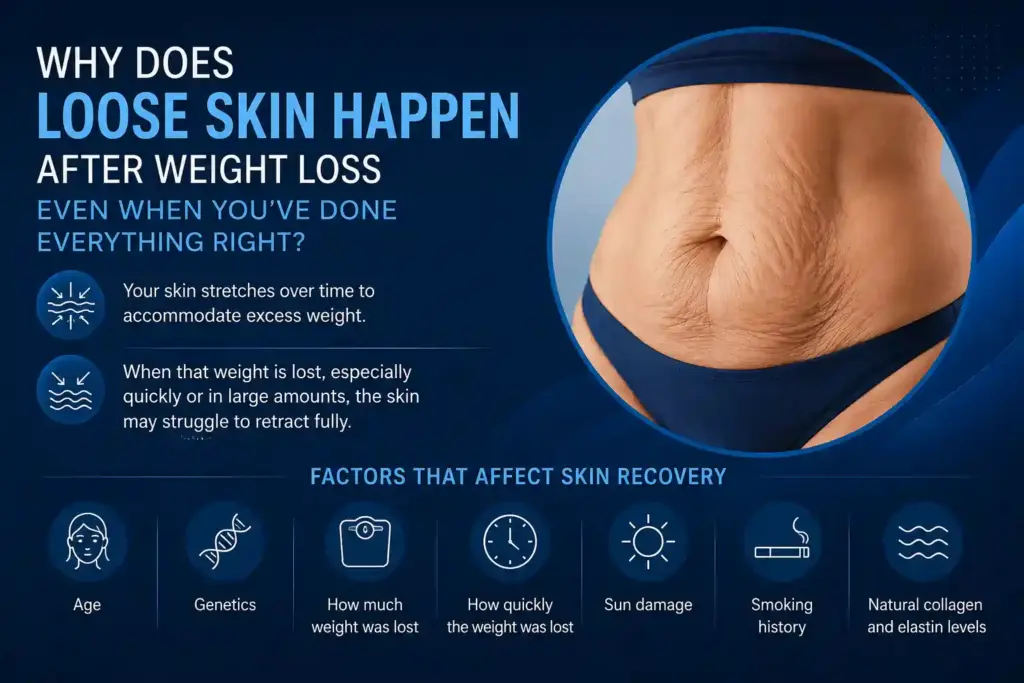 Why Does Loose Skin Happen After Weight Loss Even When You’ve Done Everything Right Whitstable?